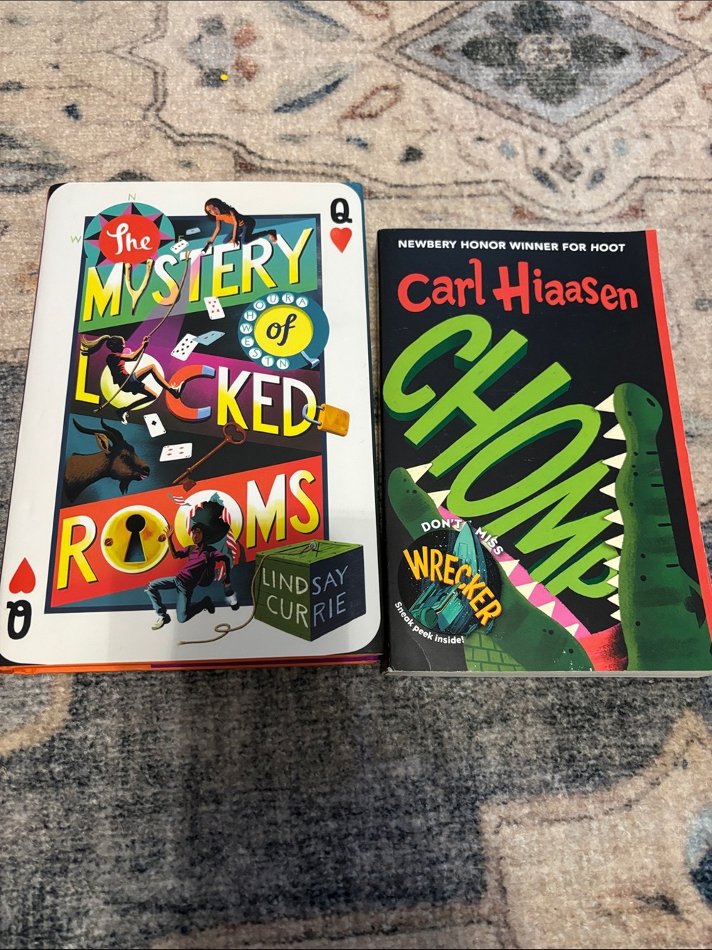 The Mystery of Locked Rooms and Chomp book set!